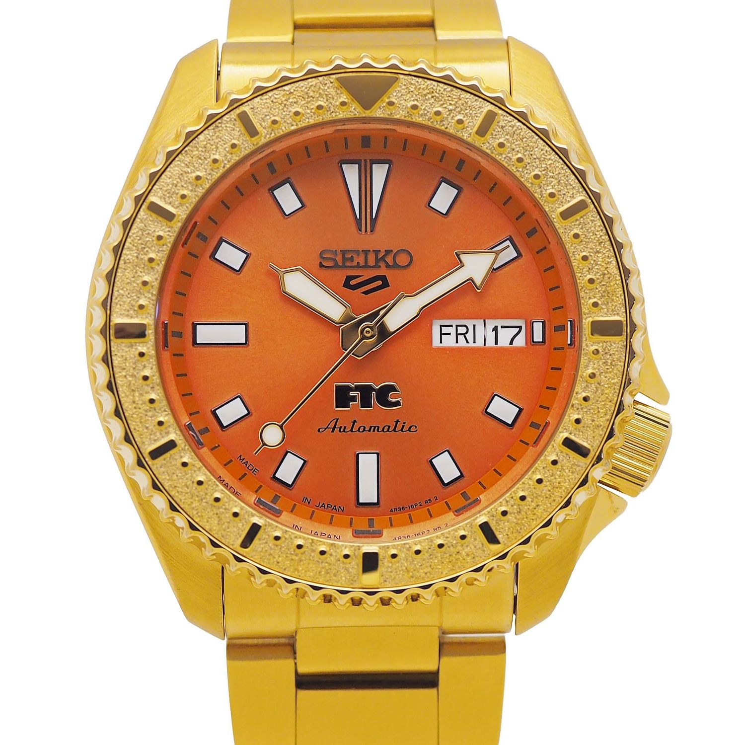 Seiko 5 Sports For the City FTC HDB012JC JDM Men's Automatic Watch, 42.5 mm, 100 m WR, 663 Limited Edition, Made in Japan, JDM (Japanese Domestic Market)
