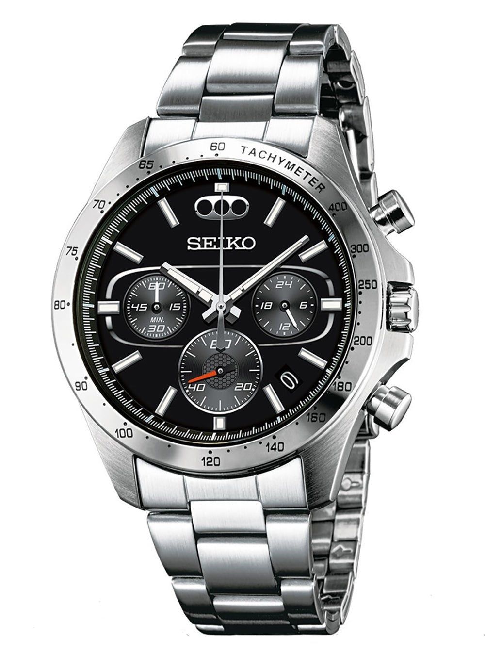 Seiko Men's Chronograph Watch “Fast and Furious: Fast X” JDM Limited Edition, 39.8 mm, 100 m WR, Made in Japan, JDM Steel Strap (Exclusive to the Japanese Domestic Market)
