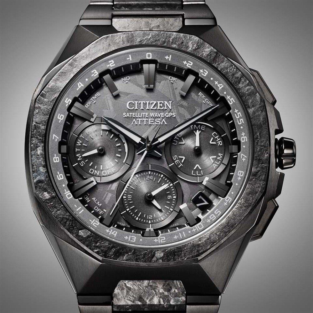 Citizen Attesa ACT Line Men's Titanium GPS Solar Watch / Black Titanium™ Series Limited Edition CC4107-80H JDM 44mm 50m WR anti-reflective sapphire crystal Made in Japan JDM (Japanese Domestic Market)