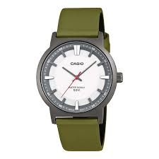 Casio MTP-B220BL-7A Men's Analog Watch with Leather Strap