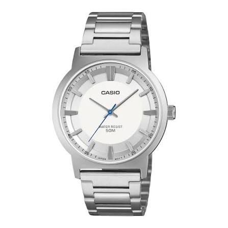 Casio MTP-B220D-7AV – Men's Analog Watch with Black Dial and Stainless Steel Bracelet