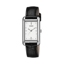 Reloj Casio Vintage LTP-B171L-7A1 Mujer – Correa de Cuero y Fondo Blanco