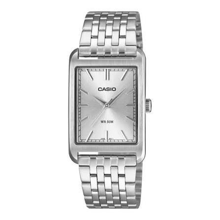 Casio MTP-B215D-7A Watch – Analog, Stainless Steel, white Dial