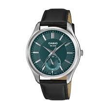 Casio MTP-B315L-3A Watch – Men's Analog Quartz Watch with Leather Strap