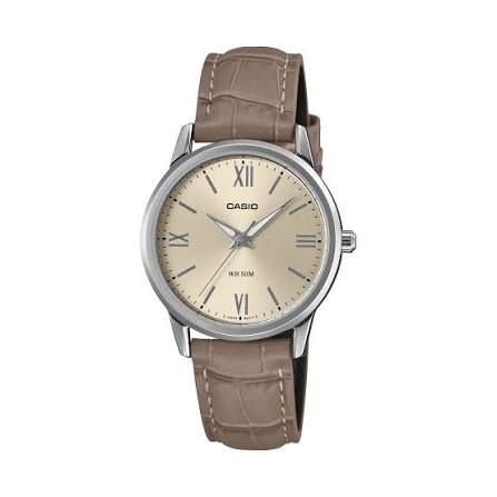 Reloj Casio Para Mujer LTP-1303LL-7A Analógico Correa de Cuero