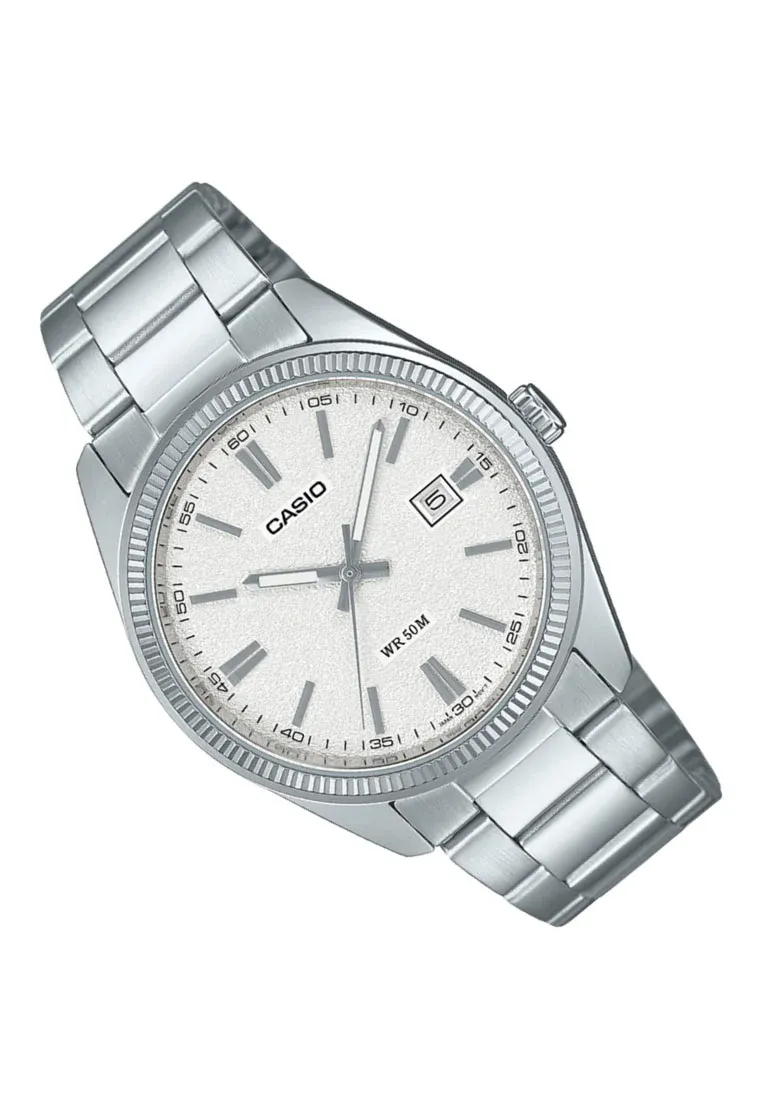 ​Men's Analog Watch MTP-1302DA-7A  Stainless Steel Strap