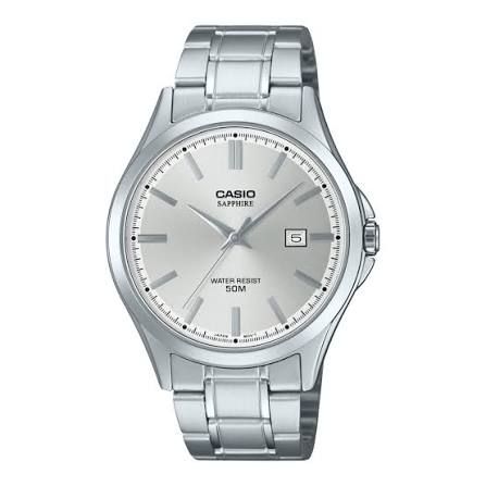Casio Men's Watch MTS-115D-7A Sapphire Crystal Steel Strap