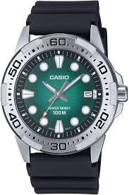 Casio Men's MTD-140-3A Sports Watch – Black Resin,  100M