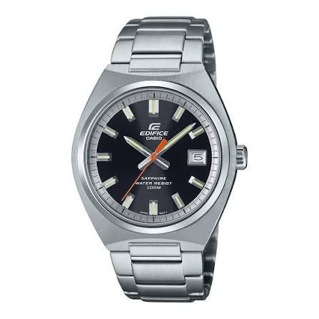 Casio Edifice Men's Watch EFB-109D-1A, Sapphire Crystal, Steel Bracelet, Black Dial