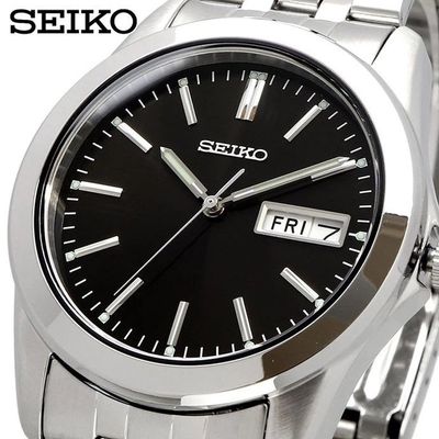 Seiko Selection SCXC013 JDM 37.9mm Men's Quartz Watch - Black Dial and Stainless Steel Bracelet (7N43) JDM (Japanese Domestic Market)
