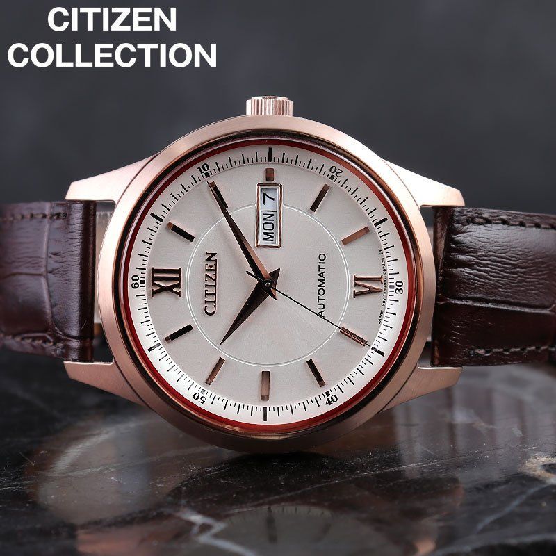 Citizen Collection Classic NY4052-16A Men's Automatic Watch JDM 40mm 50m sapphire crystal  WR Leather Strap JDM (Japanese Domestic Market)