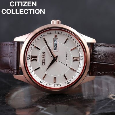 Citizen Collection Classic NY4052-16A Men's Automatic Watch JDM 40mm 50m sapphire crystal  WR Leather Strap JDM (Japanese Domestic Market)