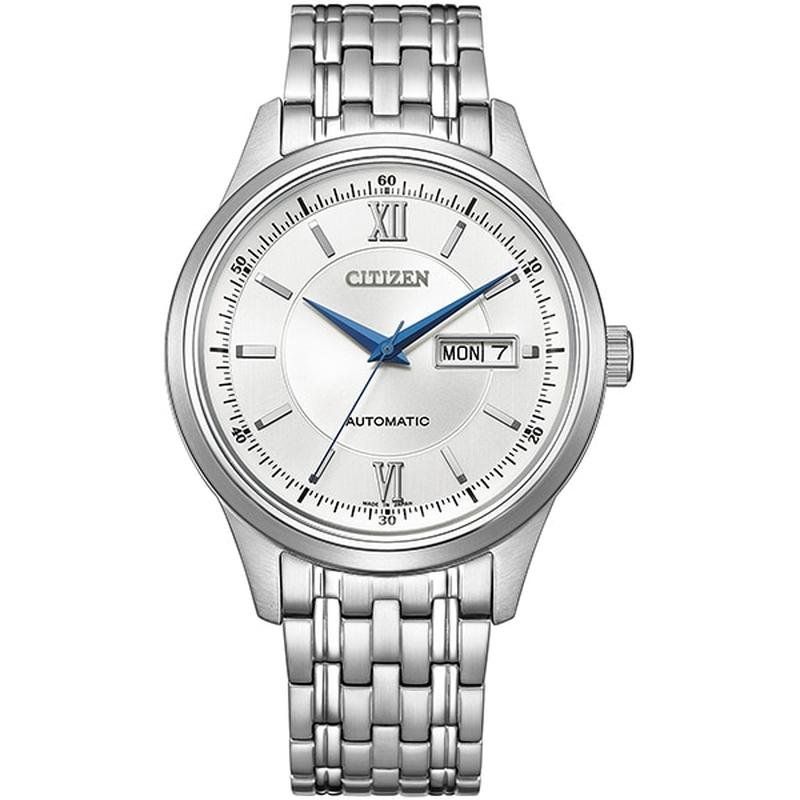 Citizen Collection Classic NY4050-62A 40mm Men's Automatic Watch, JDM Made in Japan, Sapphire Crystal, 50m Water Resistance, Steel Strap, JDM (Japanese Domestic Market)