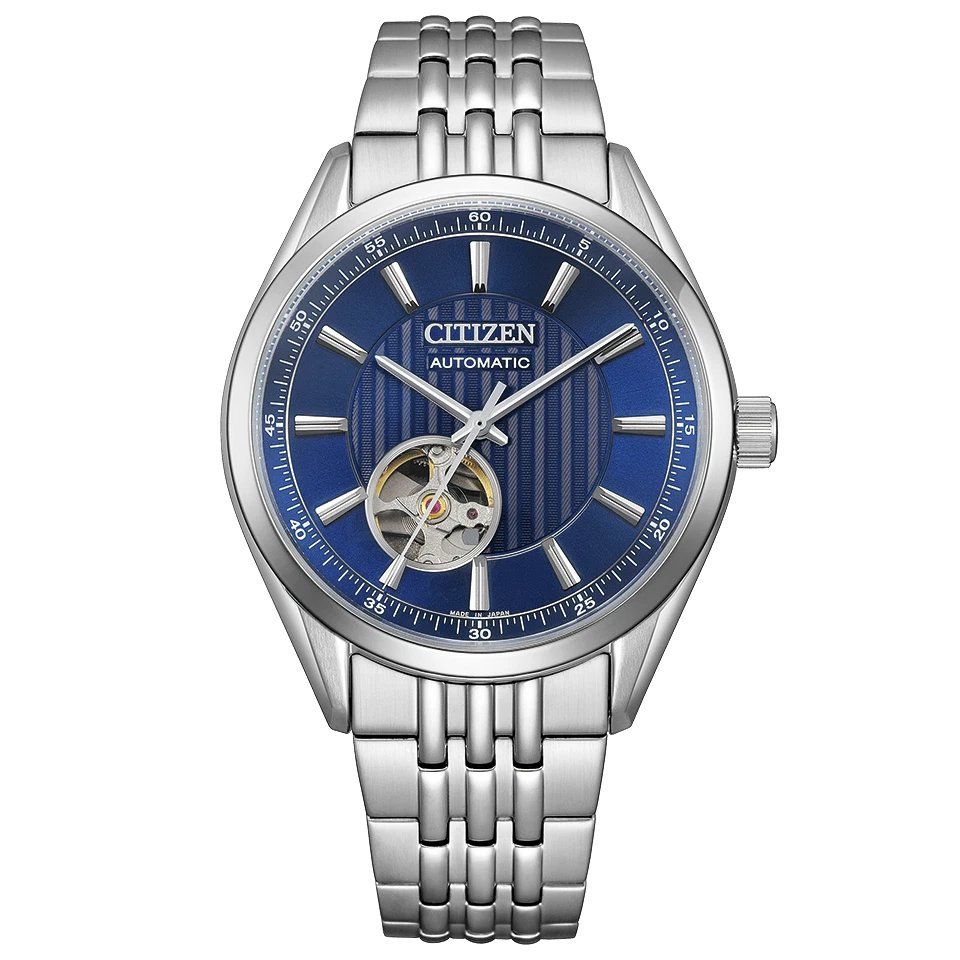 Citizen Classic NH9110-90L Men's Automatic Watch, 40mm, JDM, Made in Japan, 100m Water Resistance, Sapphire Crystal, Stainless Steel Band, JDM (Japanese Domestic Market)
