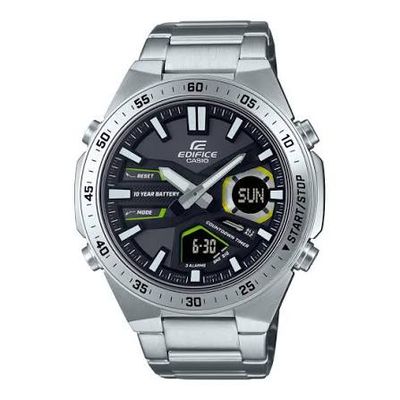Casio Edifice Men's Watch EFV-C110D-1A3 Analog-Digital, Steel Band, 10-Year Battery, 100M