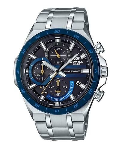 Casio Edifice EQS-920DB-2A Solar Watch with Blue Dial