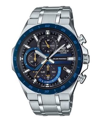 Casio Edifice EQS-920DB-2A Solar Watch with Blue Dial