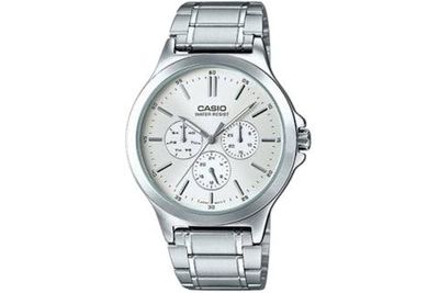 Casio Men's Multifunction Watch MTP-V300D-7A – Steel Case and Strap