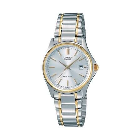 Casio LTP-1183G-7A women's analog watch with stainless steel case and strap