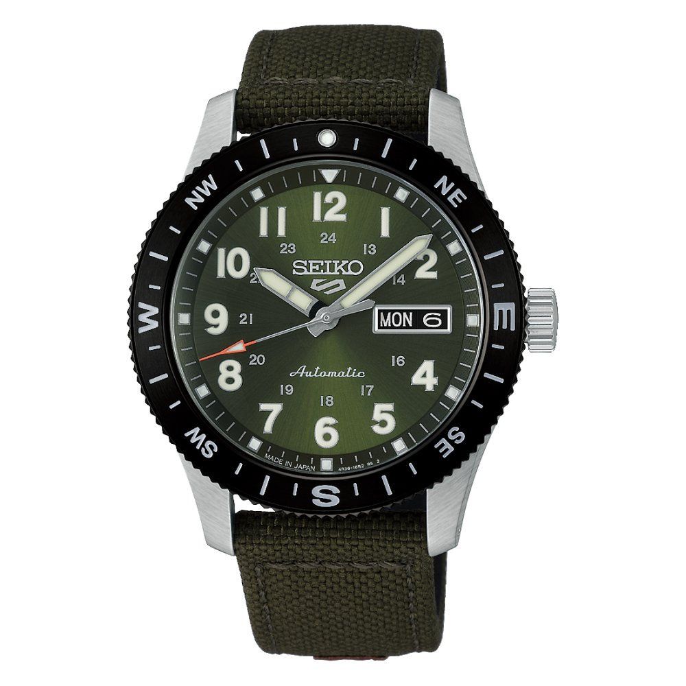 Seiko 5 Sports Tanken (探検) – Expedition Men's Automatic Watch: HDB008J 41mm JDM Made in Japan 100m WR JDM Fabric Strap (Japanese Domestic Market)