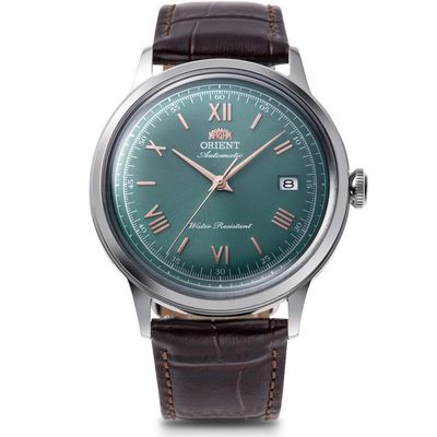 Orient Bambino Men's Automatic Watch Emerarudo エメラルド RN-AC0023E 40.5mm JDM Leather Strap JDM (Japanese Domestic Market)