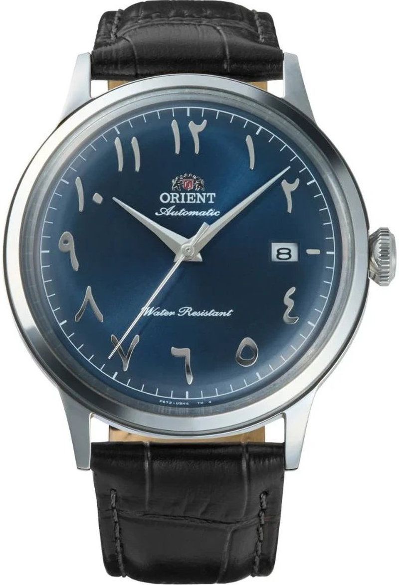 Orient Bambino Men's Automatic Watch with Arabic Dial “Desert Night” RA-AC0036L 40.5mm Leather Strap Cal. F6724