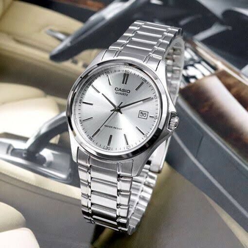 Casio analog watch MTP-1183A-7A steel strap 42 × 38.5 × 8.7 mm