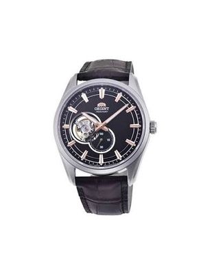 Orient Stretto RA-AR0005Y Men's Automatic Watch, 40.8 mm, Sapphire Crystal, Leather Strap, 50 m Water Resistance, Cal. F6S22