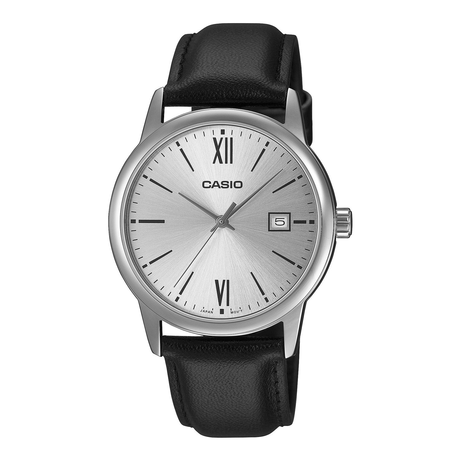 Casio Classic Men's Quartz Watch MTP-V002L-7B3 44 × 37 × 9.6 mm, 44 grams, leather strap