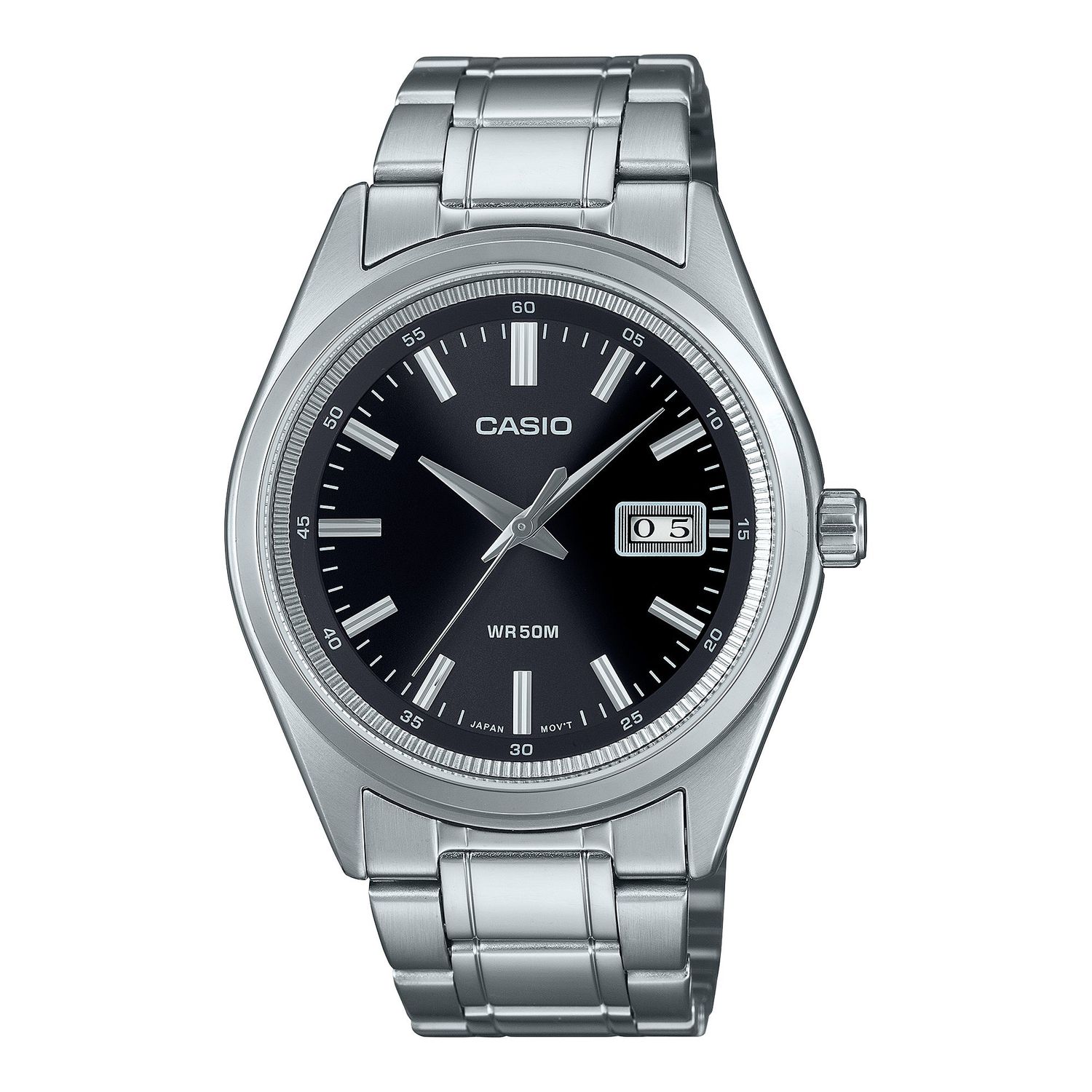 Casio Classic MTP-B180D-1A1 Men's Quartz Watch 48 × 41 × 8.7 mm, steel band
