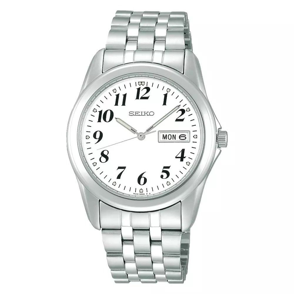 Seiko Selection SCXC009 JDM 38mm quartz watch, steel bracelet, Cal. 7N43 (Japanese Domestic Market)