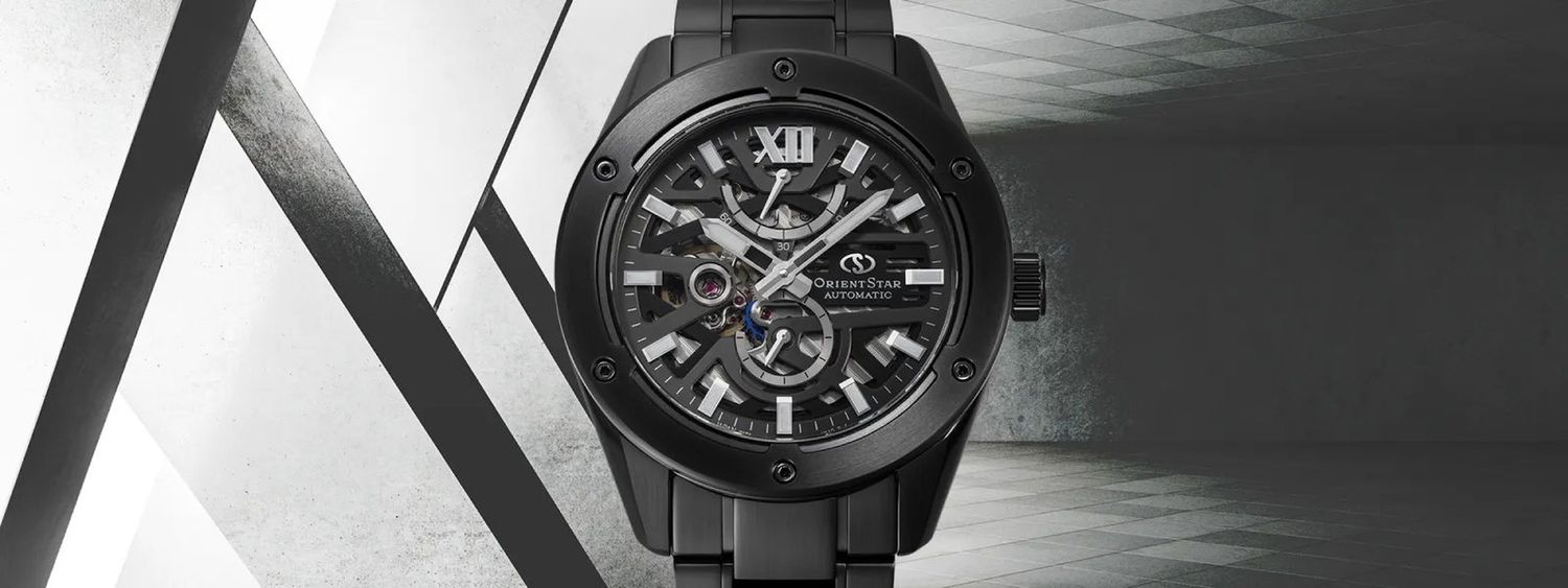 Orient Men's Automatic Watch ORIENT STAR Contemporary M34 Avant-garde F8 Skeleton RK-BZ0004B JDM 42.3mm 100m WR Sapphire Crystal Made in Japan JDM (Japanese Domestic Market) Cal. F8F64 60-hour Power Reserve