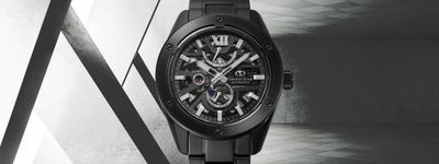Orient Men's Automatic Watch ORIENT STAR Contemporary M34 Avant-garde F8 Skeleton RK-BZ0004B JDM 42.3mm 100m WR Sapphire Crystal Made in Japan JDM (Japanese Domestic Market) Cal. F8F64 60-hour Power Reserve