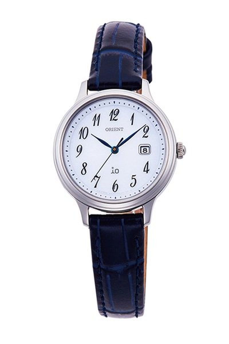 ORIENT IO RN-WG0009S JDM Women's Solar Watch, 24.1 mm, Sapphire Crystal, Leather Strap, Made in Japan, 50 m Water Resistance, JDM (Japanese Domestic Market)