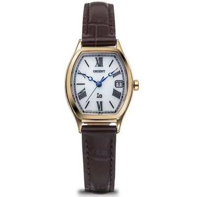 Orient iO Natural &amp; Plain RN-WG0013S Women's Solar Watch, 24.1 mm, JDM, Sapphire Crystal, Steel Strap, 50 m Water Resistance, JDM (Japanese Domestic Market)