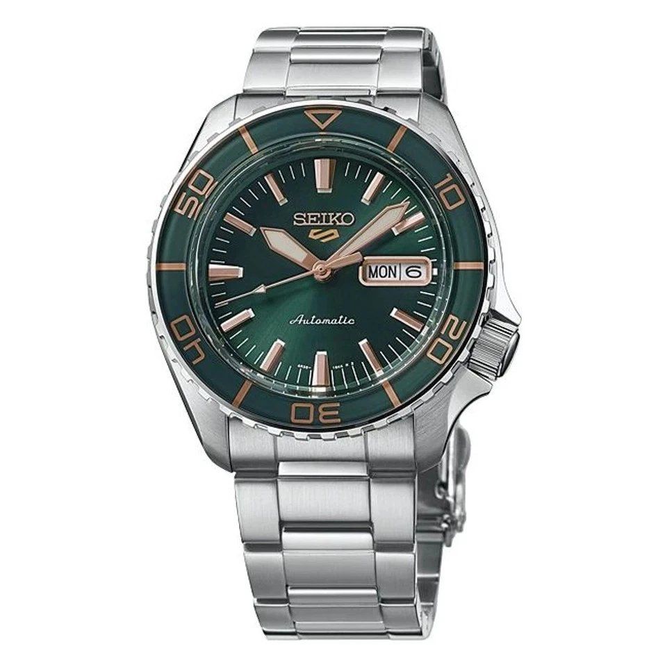 Seiko 5 Sports Men's Automatic Watch HDB005J JDM 42.5mm 100m WR Made in Japan JDM Steel Strap (Japanese Domestic Market)