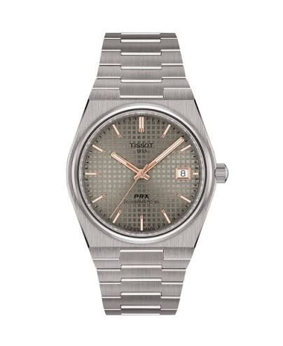 Tissot PRX Automatic 38 mm Titanium Watch – Black Dial and Titanium Case