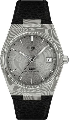 Tissot T137.807.96.081.00 PRX Automatic 38mm Watch – Damascus Steel and Grey Dial