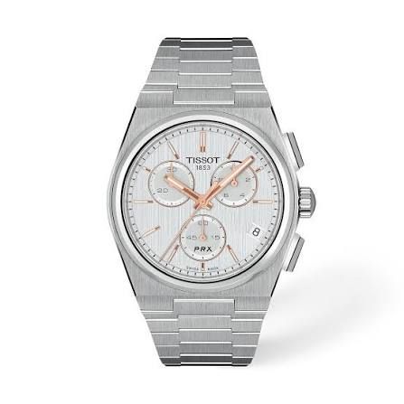 Tissot PRX T137.417.11.031.00 Watch – Quartz, silver dial, and 41 mm case
