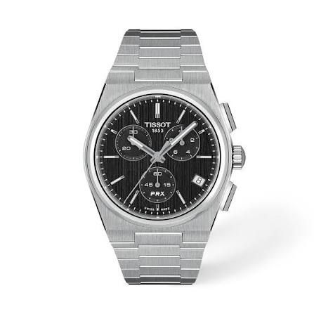 Tissot PRX Quartz 41 mm Watch – Black Dial and Stainless Steel Bracelet