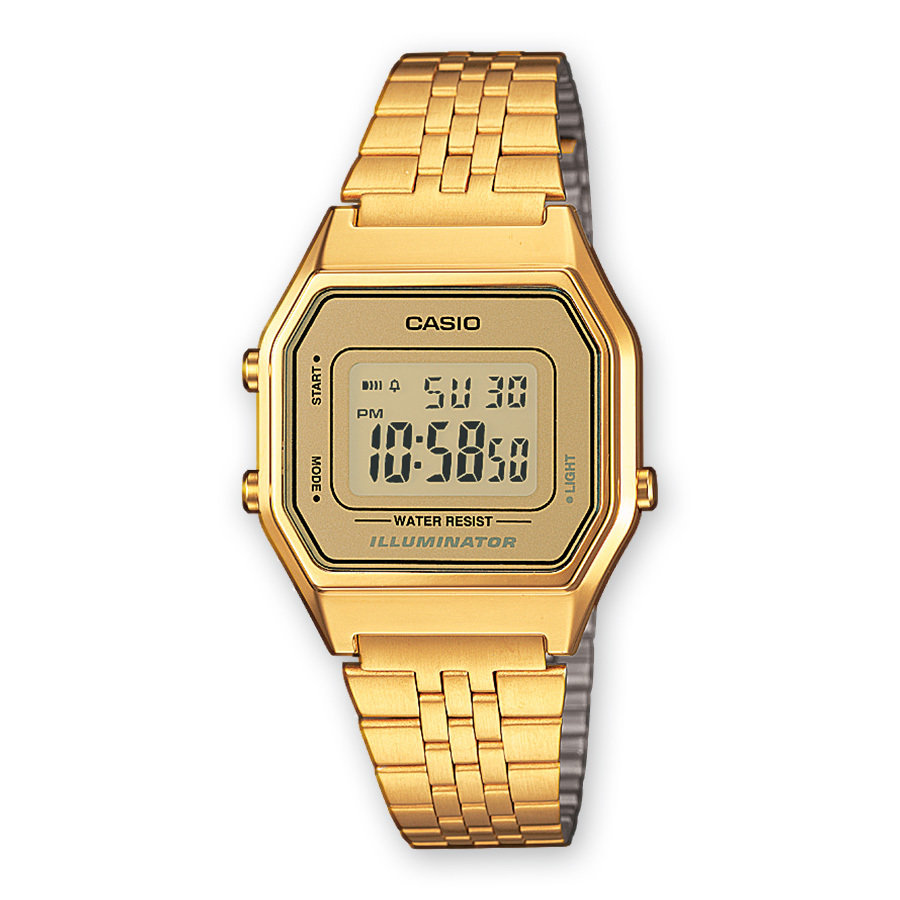 Casio LA680WGA-9 Digital Vintage Woman's Watch Alarm LED Light Daily Alarm