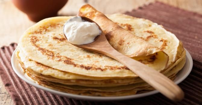 Box de 6 crêpes nature