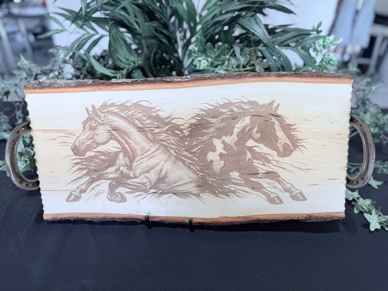 Two Horse Custom Charcuterie Serving Board