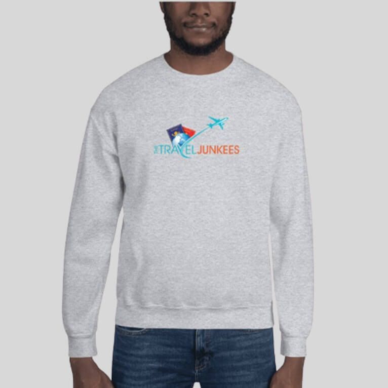 The Travel Junkees Men Solid Sweatshirt