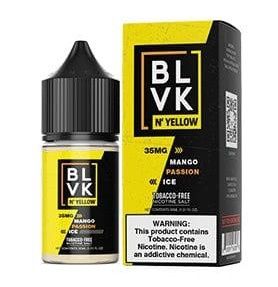 BLVK N&#39; Yellow Mango Passion Ice 35mg Salt Nic