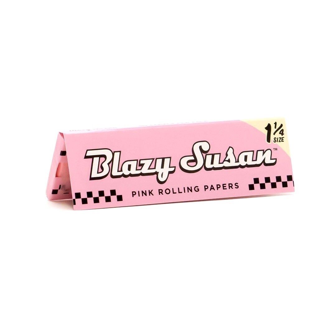 Blazy Susan 1 1/4 Rolling Papers, Colour: Pink