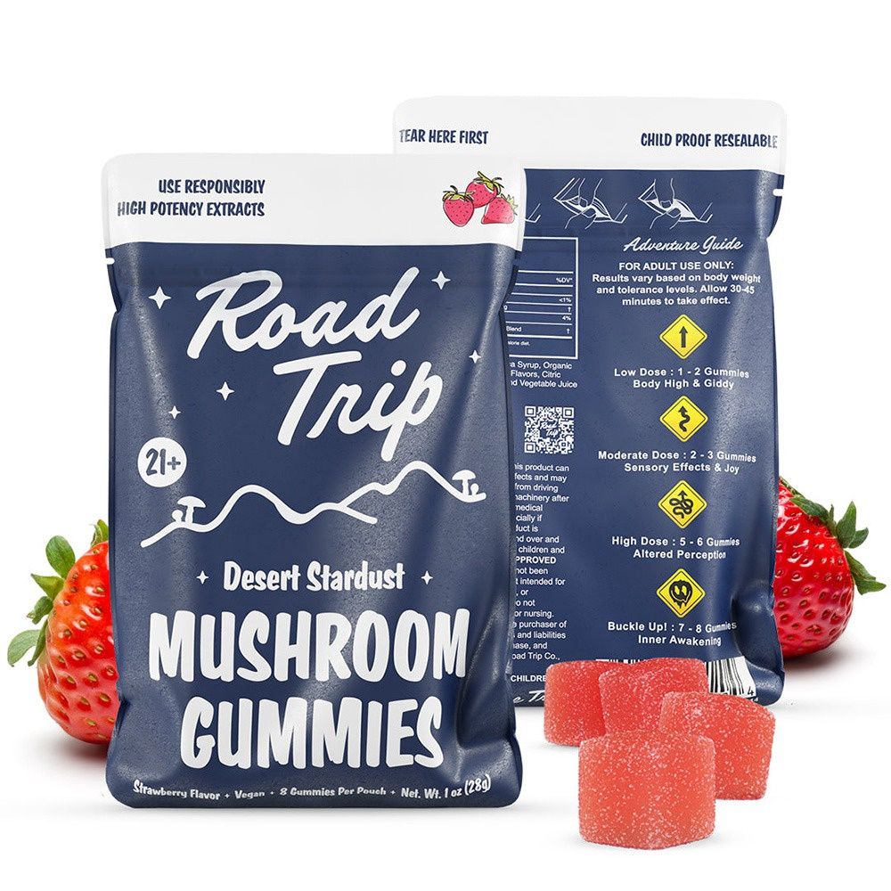 Desert Stardust Magic Mushroom Gummies, Flavor: Strawberry