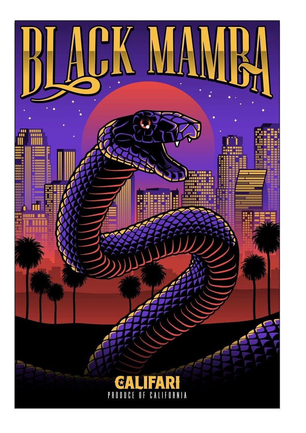 Califari Black Mamba Canvas