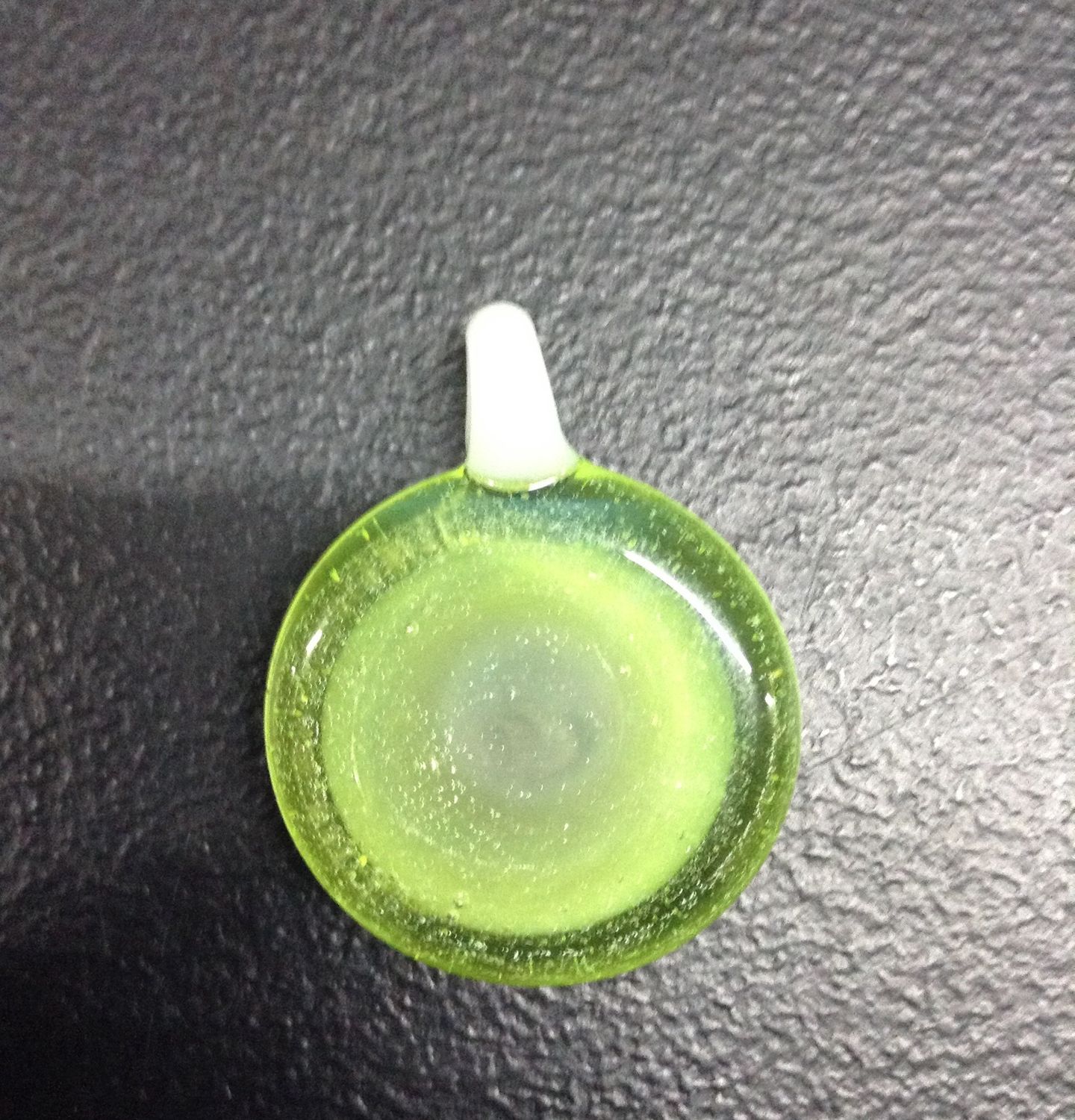 Glass Lemon Yellow Pendant