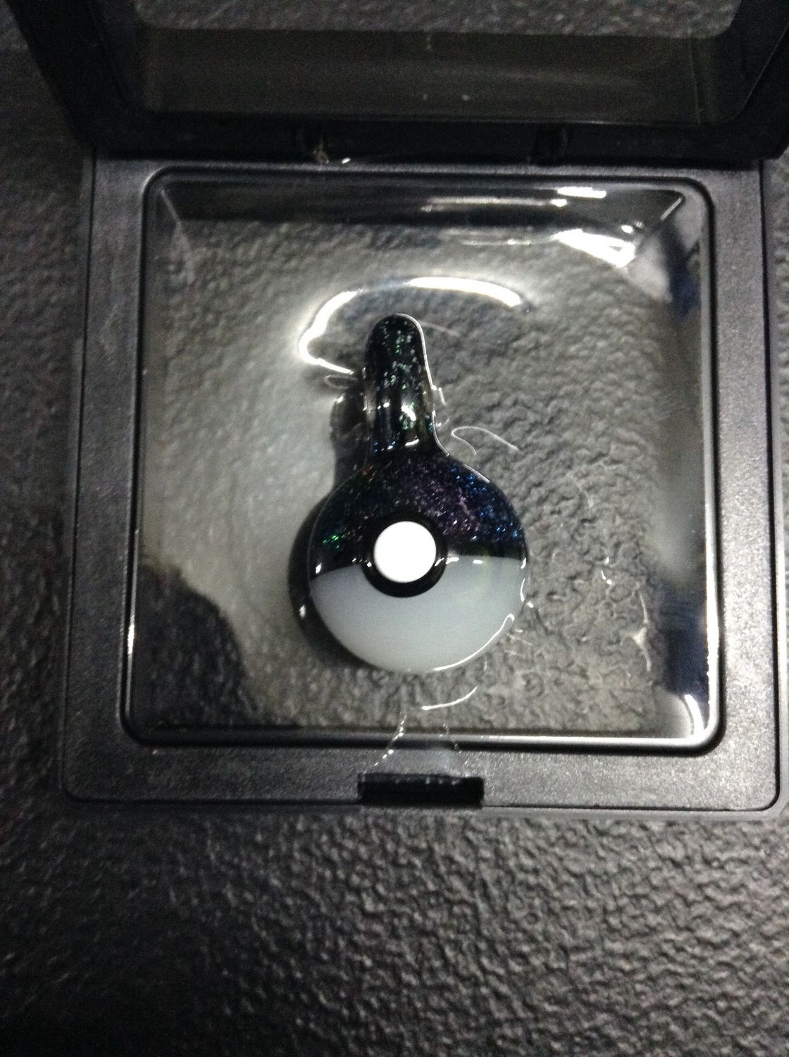 Glass Poke Ball Pendant